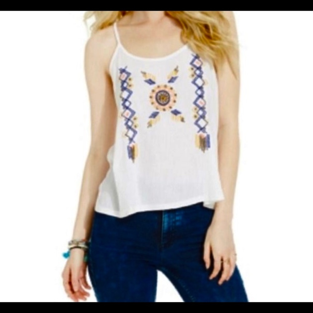 Like New Beautiful Beaded Cami